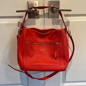 Coral Kate Spade shoulder or cross body bag!
